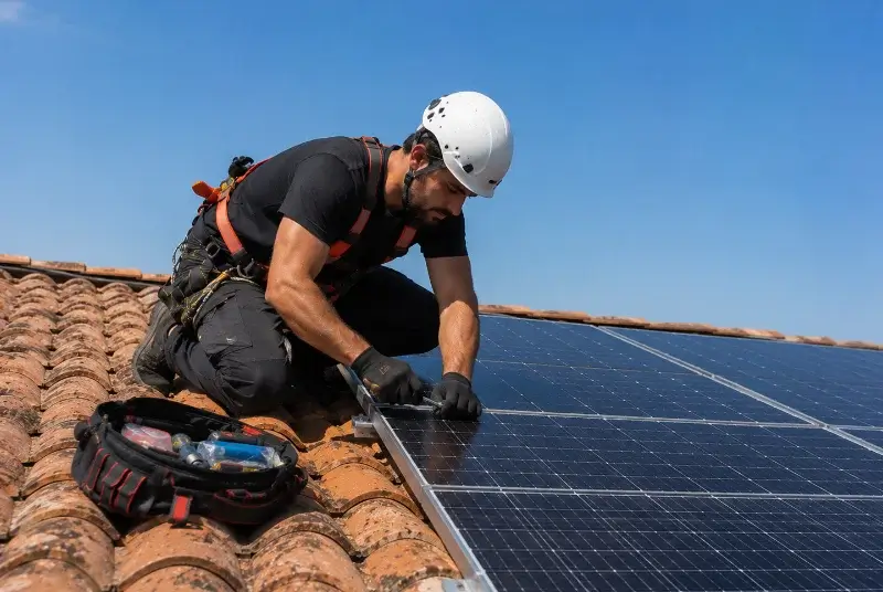 Maintenance et monitoring de panneaux solaires à Saint-Tugdual